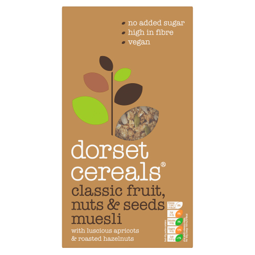 DORSET CEREALS CLASSIC FRUIT, NUTS & SEEDS MUESLI 600G