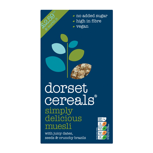 DORSET SIMPLY MUESLI DELICIOUS £2.59 410G
