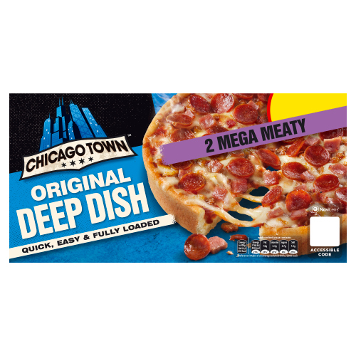 CHICAGO TOWN 2 DEEP DISH MEGA MEATY PMP £2.50 314G