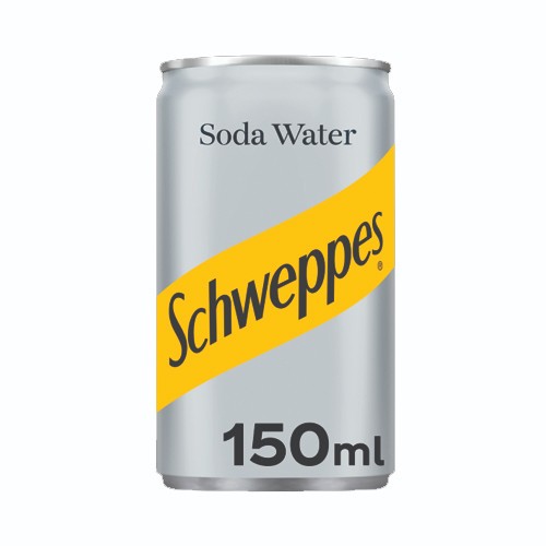 SCHWEPPES SODA WATER CAN 150ML