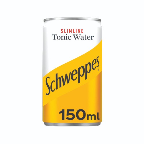 SCHWEPPES SLIMLINE TONIC CAN 150ML