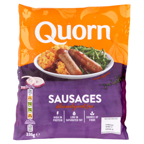 QUORN 8 SAUSAGES 336G