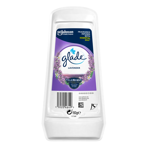 GLADE SOLID GEL LAVENDER 150G