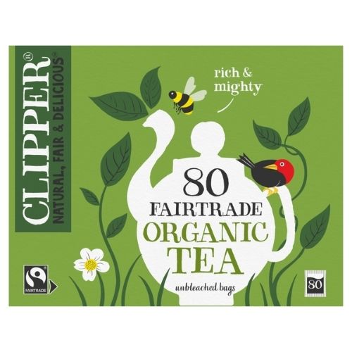 CLIPPER ORGANIC EVERYDAY 80S TEA BAGS 80'S