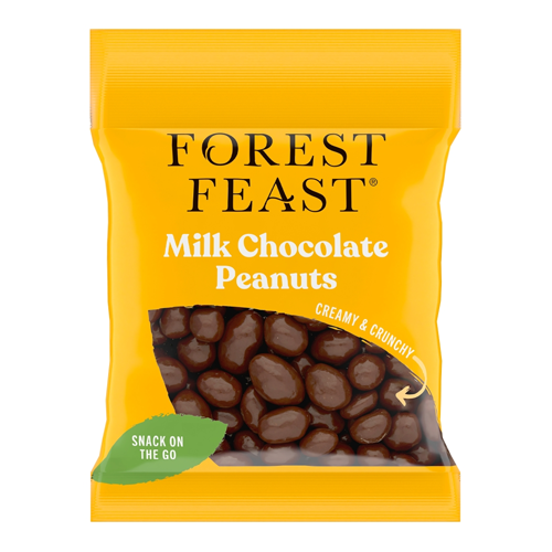 FOREST FEAST MILK CHOCOLATE PEANUTS 65G