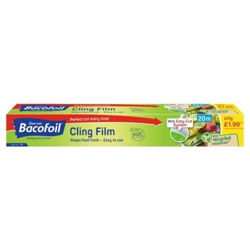 BACOFOIL CLINGFILM NON PVC PMP £1.99 20M 325MM