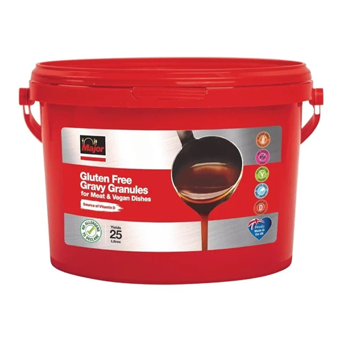MAJOR GLUTEN FREE GRAVY GRANULES WITH VITAMIN D MEAT 1.88KG