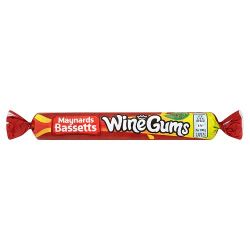 MAYNARDS BASSETTS WINE GUMS SWEETS ROLL 52G