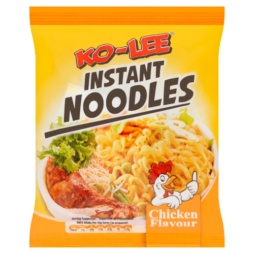 KO-LEE 5 PACK CHICKEN FLAVOUR INSTANT NOODLES 70G