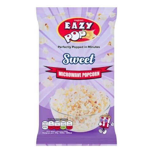 EAZY POP SWEET MICROWAVE POPCORN 85G