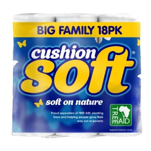 CUSHION SOFT TOILET ROLL 18PK