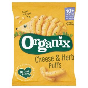 ORGANIX CHEESE & HERB ORGANIC FINGER CORN PUFFS 10+MONTHS 15G