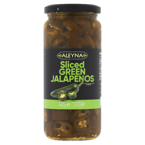 ALEYNA GREEN JALAPENO PEPPERS 480G
