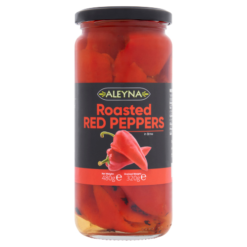 ALEYNA ROASTED RED PEPPERS 480G