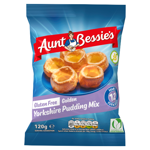 AUNT BESSIE'S GLUTEN FREE GOLDEN YORKSHIRE PUDDING MIX 120G