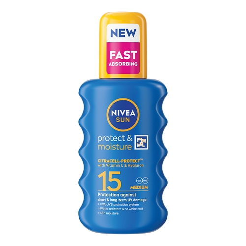 NIVEA PROTECT & MOIST SPRAY F15 200ML