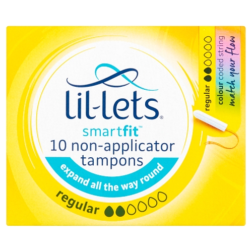 LIL-LETS SMARTFIT NON APPLICATOR REGULAR 10PK