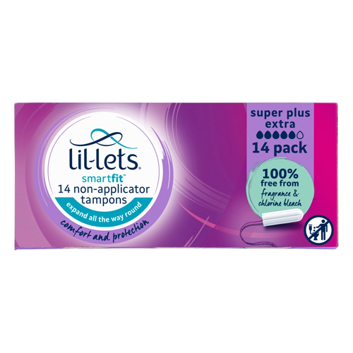 LIL-LETS SMARTFIT NON APPLICATOR SUPER EXTRA 14PK