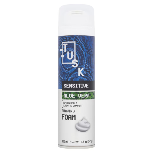 TUSK SENSITIVE MENS SHAVING ALOE VERA GEL 200ML