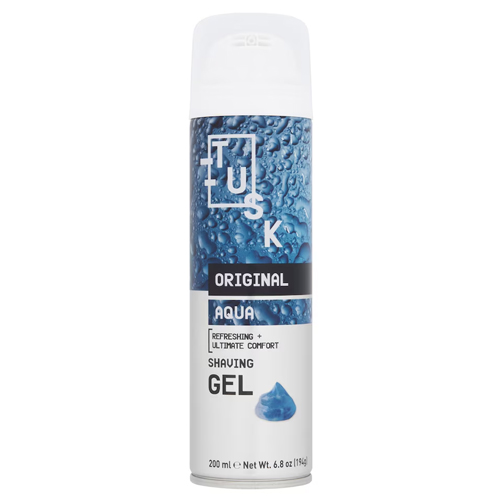 TUSK MENS SHAVING AQUA GEL 200ML