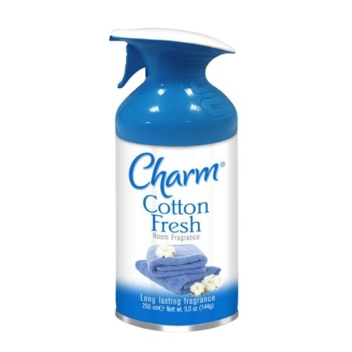 CHARM AIR COTTON FRESH DRY SPRAY AIR FRESHENER 250ML
