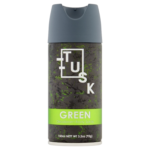 TUSK GREEN DEODORANT BODY SPRAY 150ML