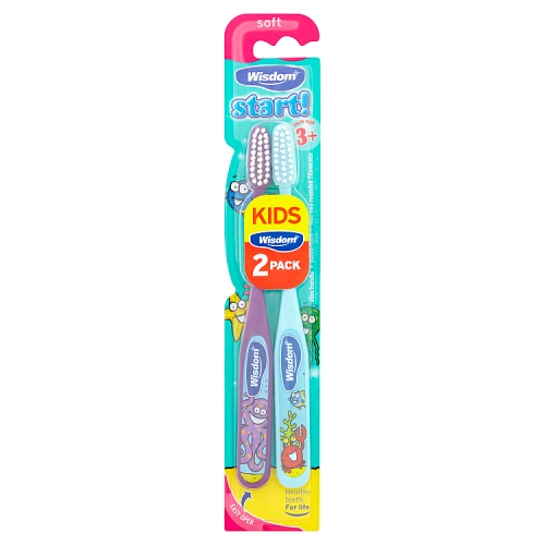 WISDOM TOOTHBRUSH START1 CHILDS TWIN 2PK