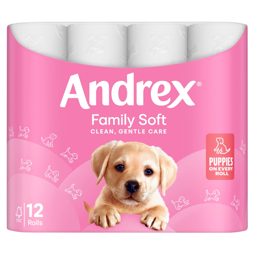 ANDREX FAMILY SOFT 12ROLL