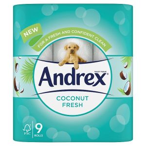 ANDREX COCONUT FRESH 9 ROLL