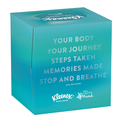 KLEENEX COLLECTION CUBE TISSUE 48S