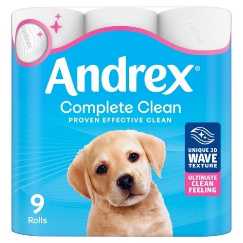 ANDREX TOILET TISSUE CLASSIC CLEAN 9ROLL