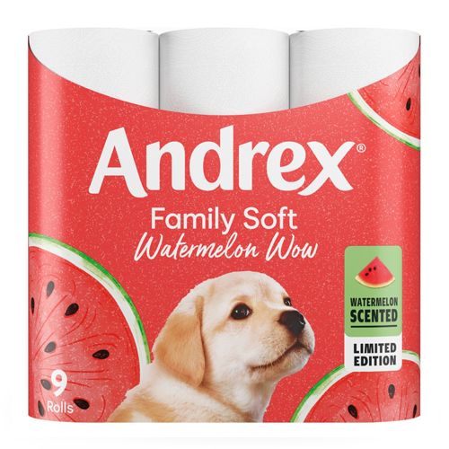 ANDREX FAMILY SOFT WATERMELON 9ROLL