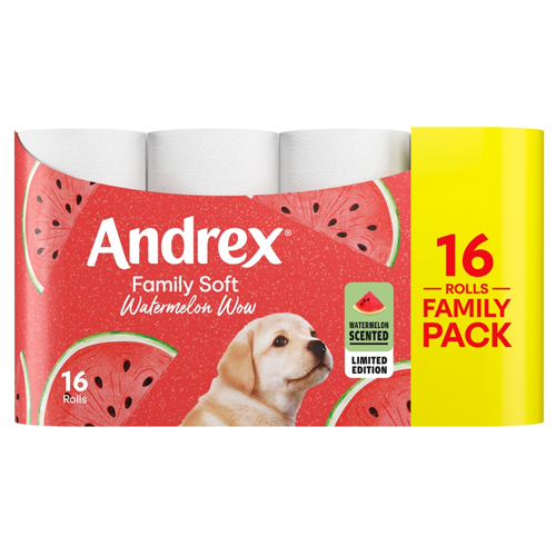 ANDREX FAMILY SOFT WATERMELON 16ROLL
