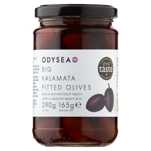 ODYSEA BIG KALAMTA PITTED OLIVES 290G