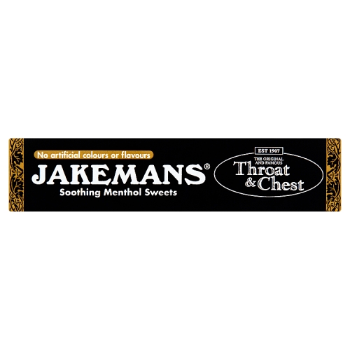 JAKEMANS THROAT & CHEST SOOTHING MENTHOL SWEETS 41G