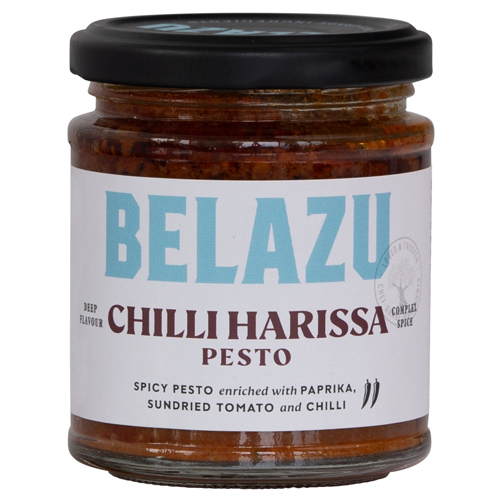 BELAZU ROSE HARISSA PESTO 165G