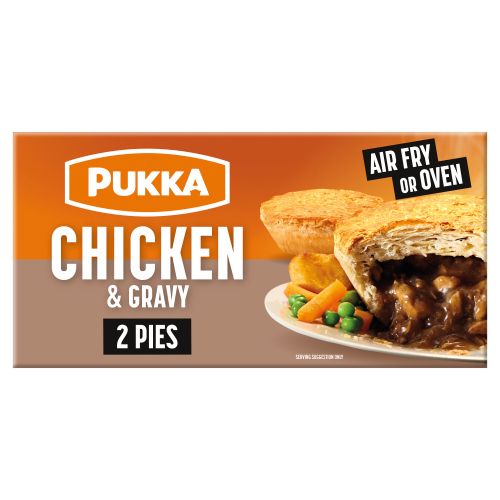 PUKKA 2 MICROWAVE CHICKEN PIES 2PK