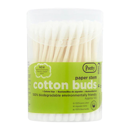 PRETTY COTTON BUDS PAPER STEM FLIP TOP 100S