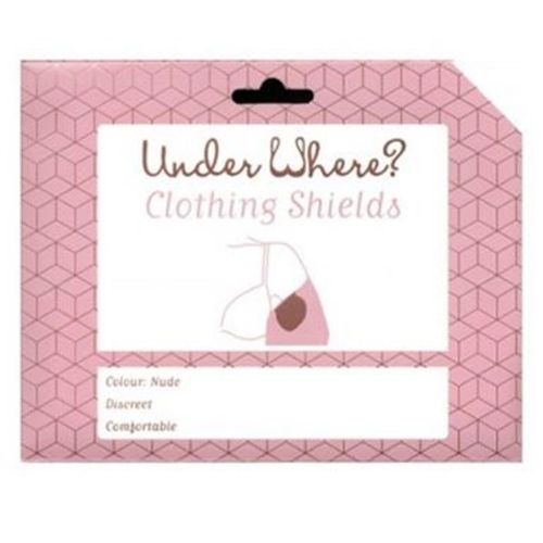 UNDER WHERE CLOTHING SHIELDS NUDE 5PK
