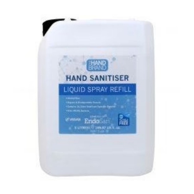 THE HAND BRAND HAND SANITISER ALCOHOL GEL REFILL 5L