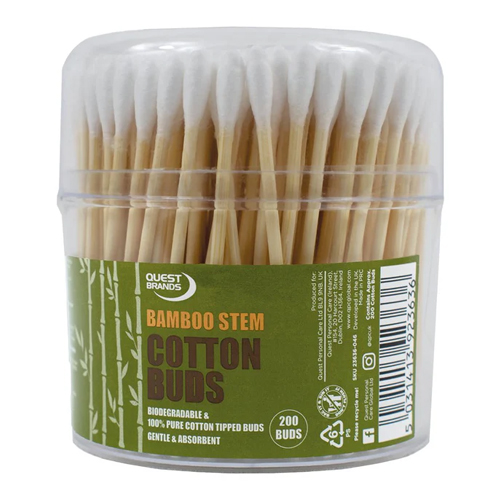 QUEST COTTON BUDS BAMBOO STEM 200S