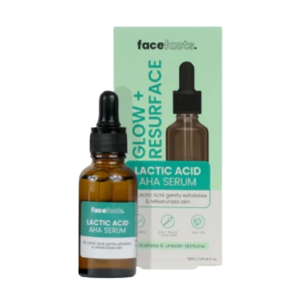 FACE FACTS FACIAL SERUM LACTIC ACID AHA 30ML