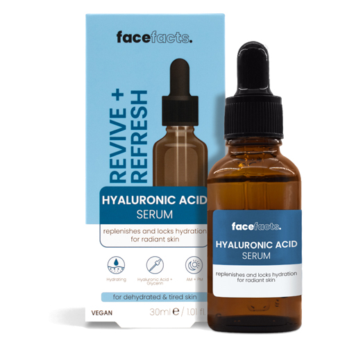 FACE FACTS FACIAL SERUM HYALURONIC ACID 30ML
