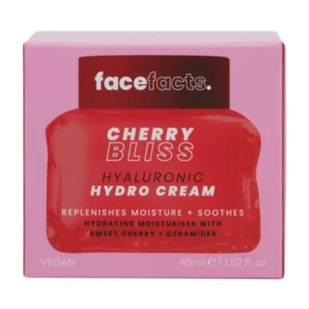 FACE FACTS CHERRY BLISS HYALURONIC HYDRO CREAM 45ML