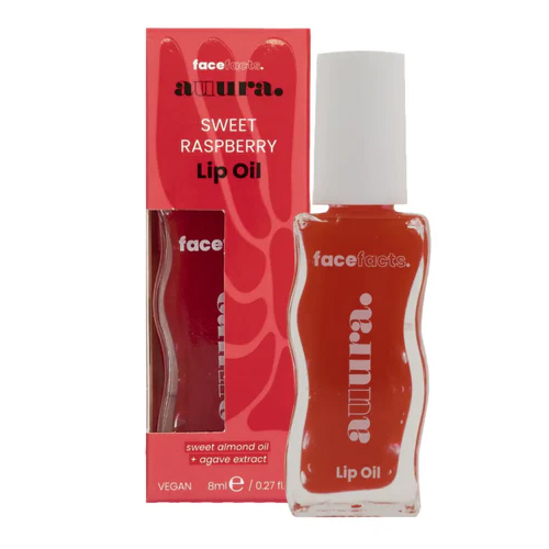 FACE FACTS AUURA TINTED LIP OIL SWEET RASPBERRY 8ML