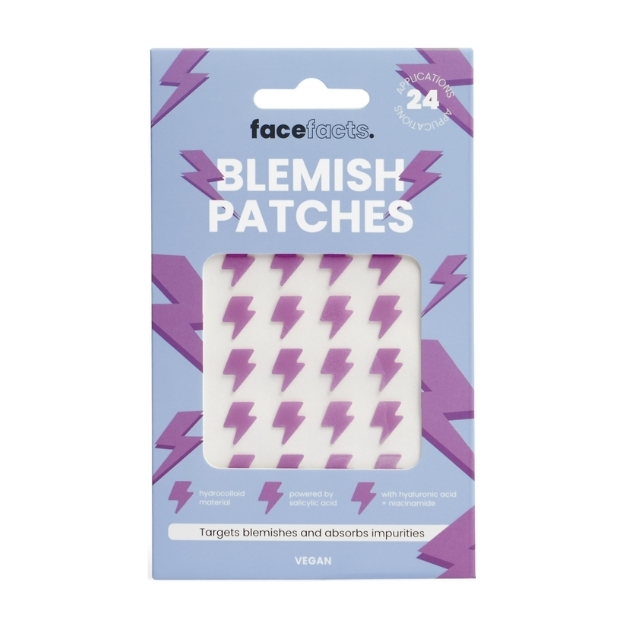 FACE FACTS BLEMISH PATCHES LIGHTNING BOLT 24S