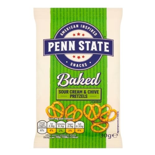 PENN STATE SOUR CREAM & CHIVE PRETZELS 30G