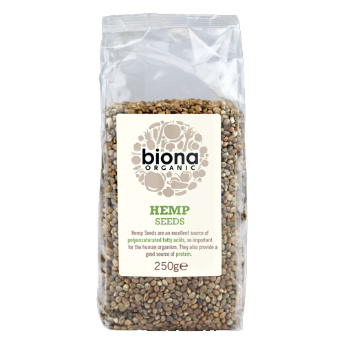BIONA ORGANIC HEMP SEEDS 250G