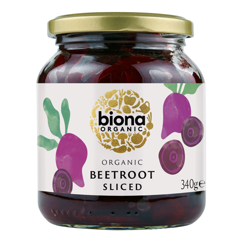 BIONA ORGANIC BEETROOT SLICED DEMETER 340G
