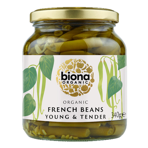 BIONA ORGANIC FRENCH BEANS 340G